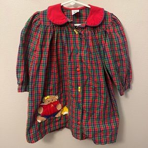Austin & Ashley Girls Bear Christmas Dress